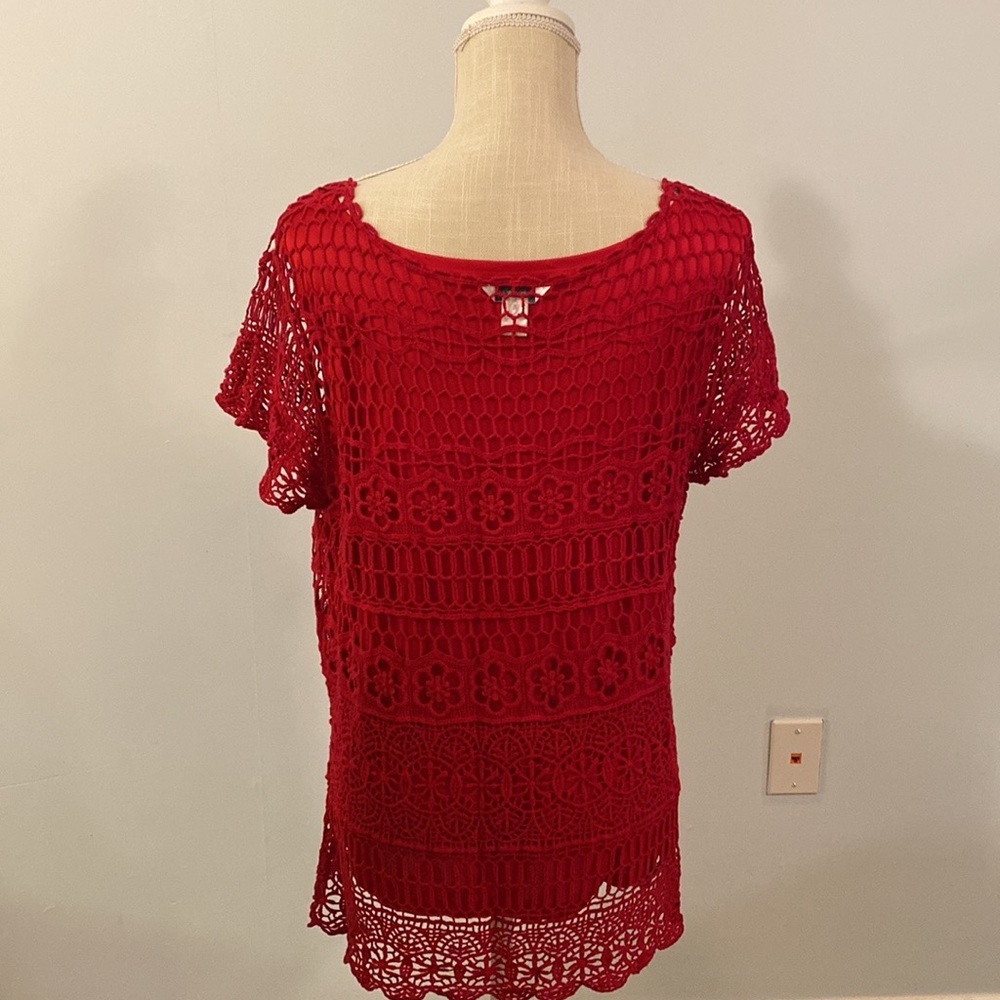 Red line sweater Christopher and Banks XL